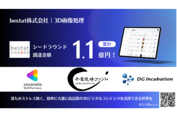 資金調達：シードラウンドでの8,000万円の資金調達（累計調達額1.1億円）を完了しました。